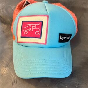 Bigtruck Kids Vibrant Blue and Pink Cap